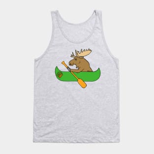 Moose Canoe Tank Top